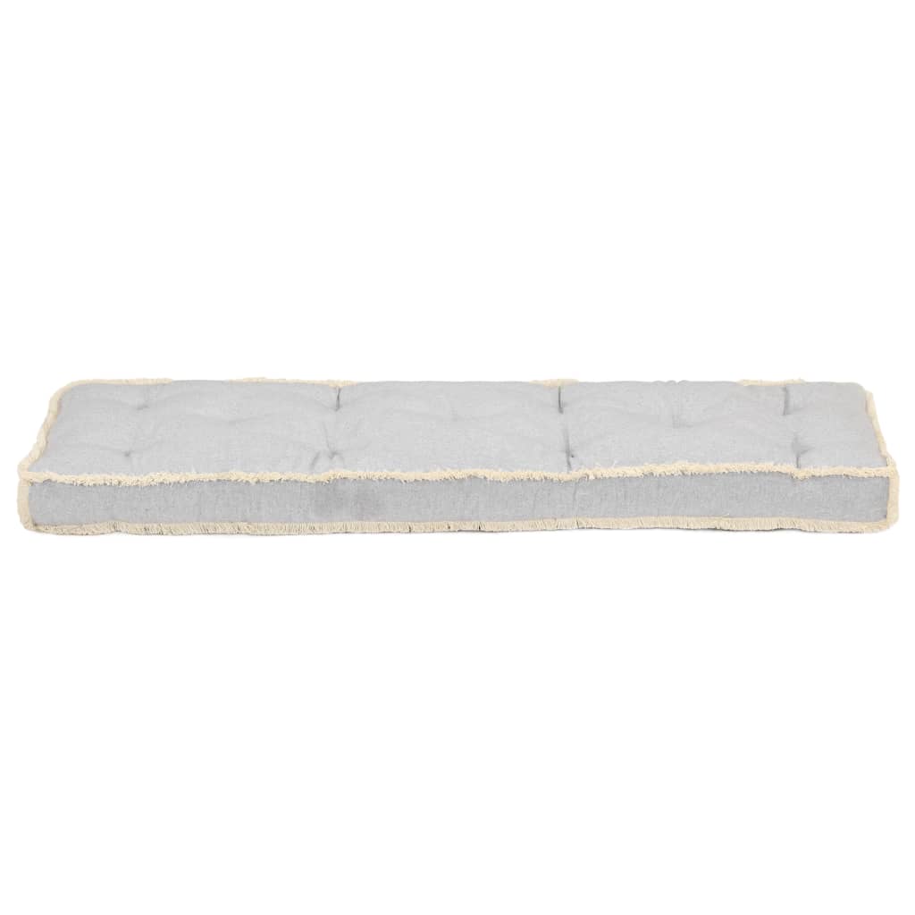 Palettensofa-Kissen Grau 120x40x7 cm