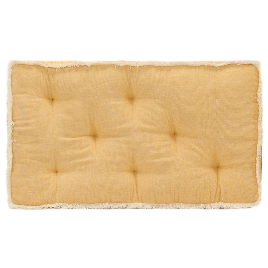Palettensofa-Kissen Gelb 73x40x7 cm