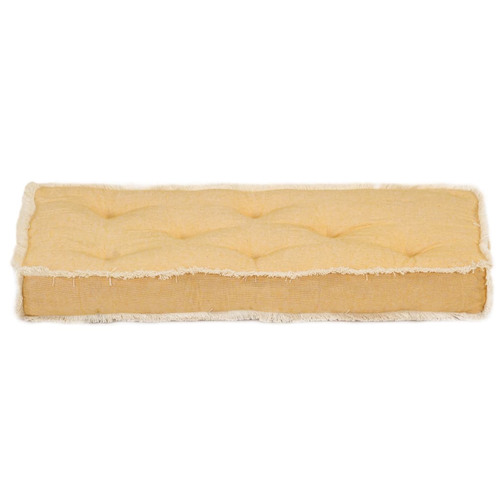 Palettensofa-Kissen Gelb 73x40x7 cm