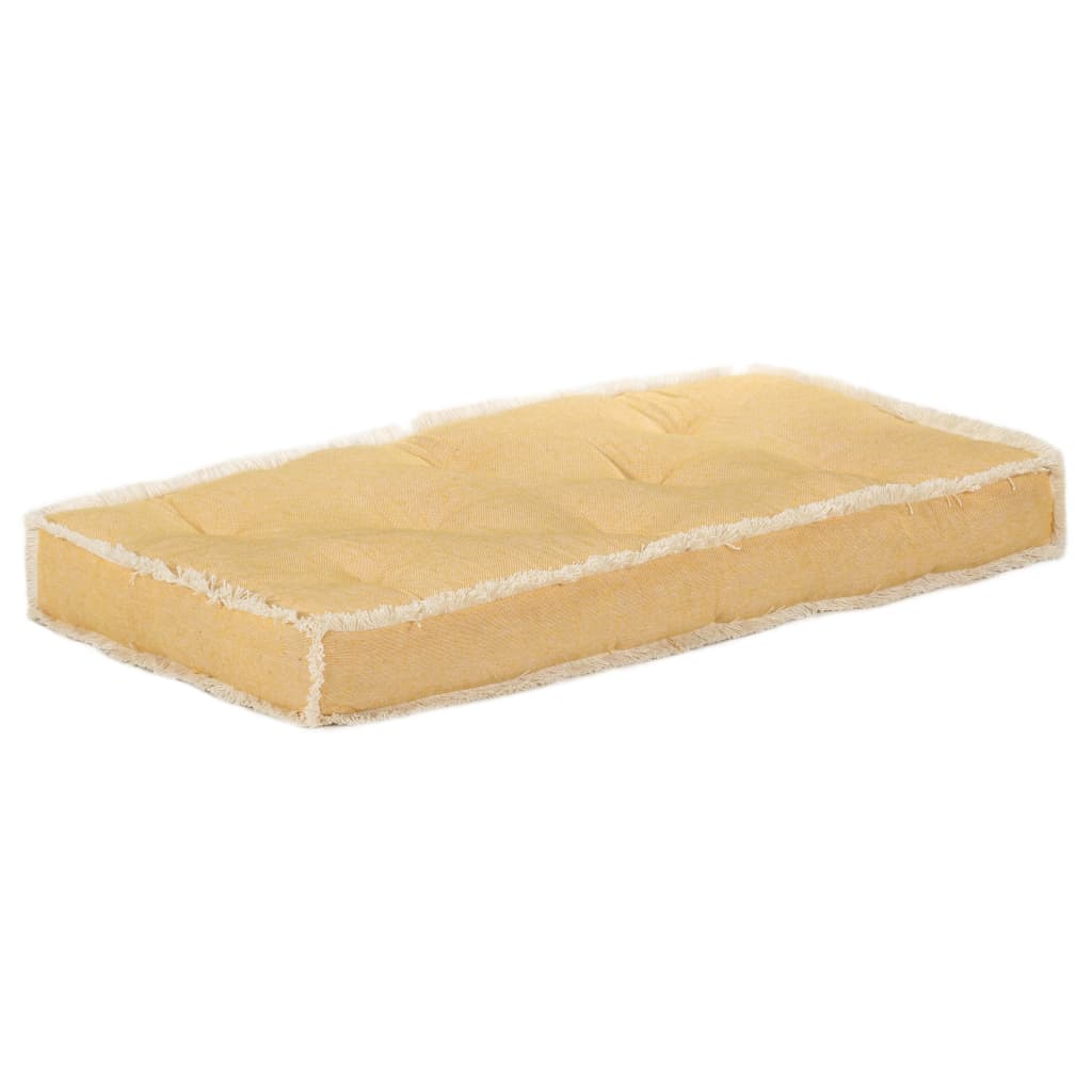 Palettensofa-Kissen Gelb 73x40x7 cm