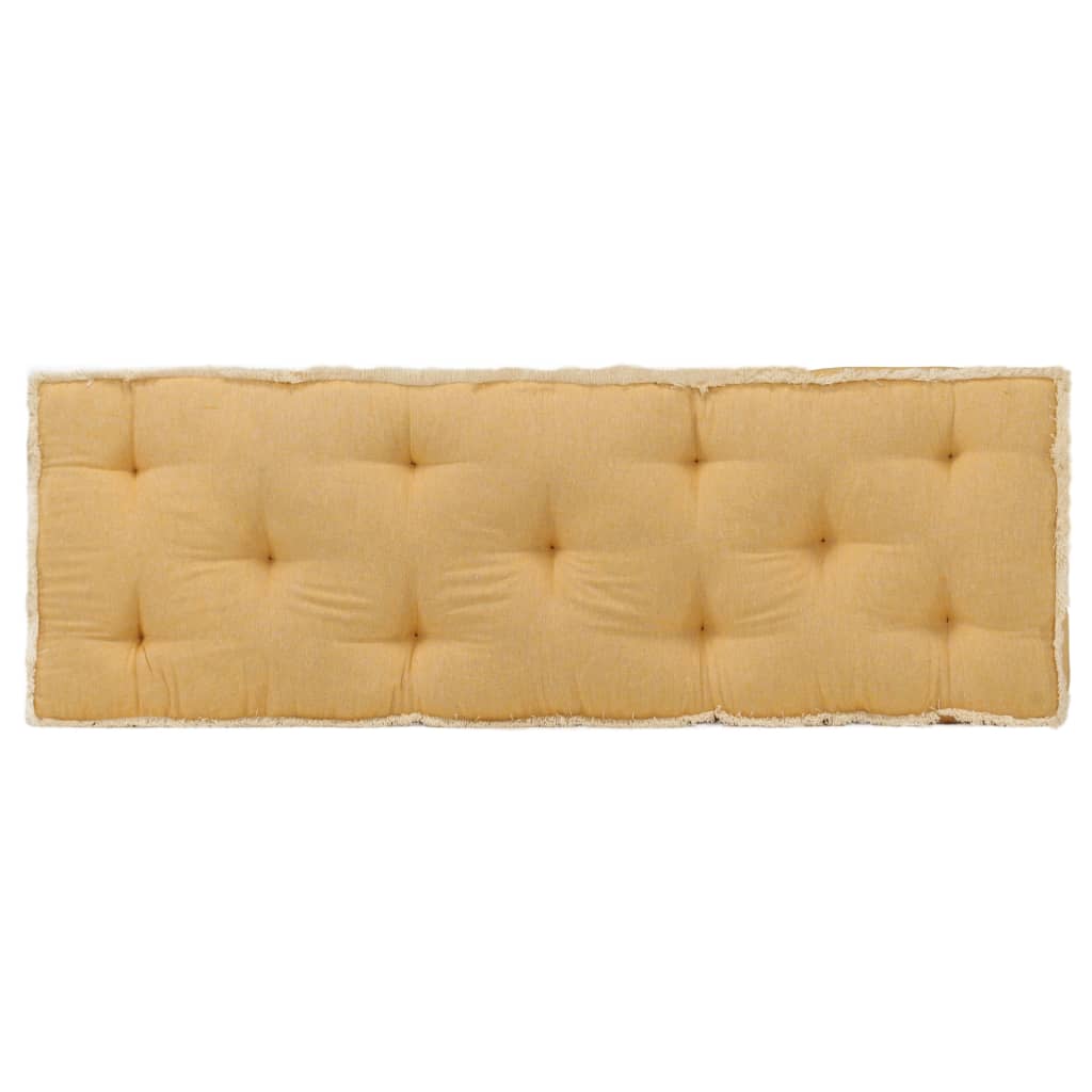 Palettensofa-Kissen Gelb 120x40x7 cm