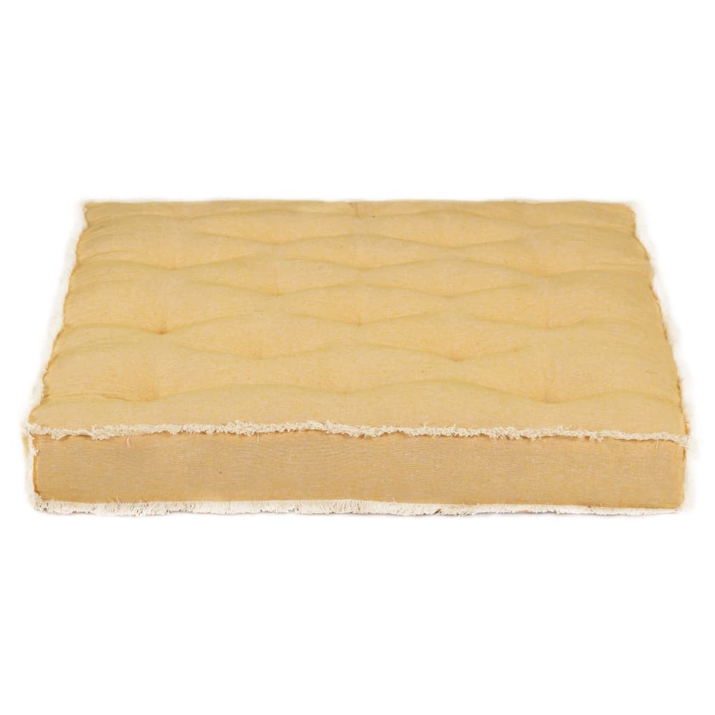Palettensofa-Kissen Gelb 120x80x10 cm