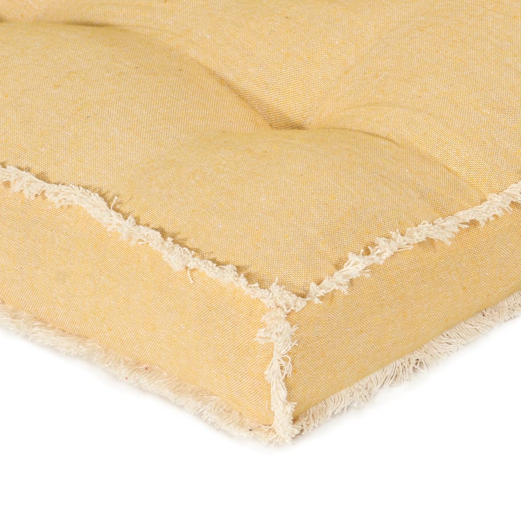 Palettensofa-Kissen Gelb 120x80x10 cm