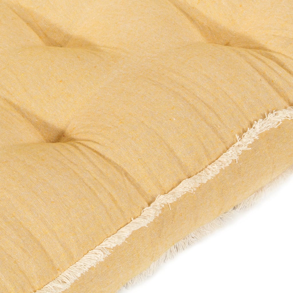 Palettensofa-Kissen Gelb 120x80x10 cm