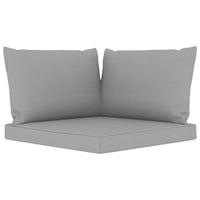 Thumbnail for 6-tlg. Garten-Lounge-Set mit Grauen Kissen