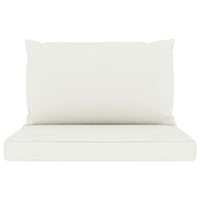 Thumbnail for 3-tlg. Garten-Lounge-Set mit Creme Kissen