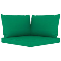 Thumbnail for 5-tlg. Garten-Lounge-Set mit Grünen Kissen