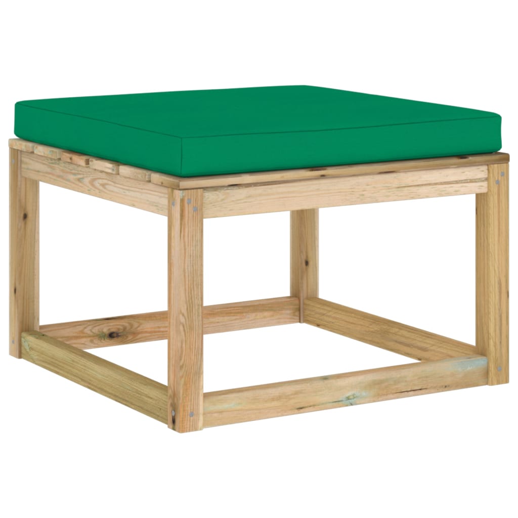 7-tlg. Garten-Lounge-Set mit Kissen Imprägniertes Kiefernholz
