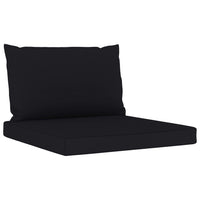 Thumbnail for 3-tlg. Garten-Lounge-Set mit Schwarzen Kissen