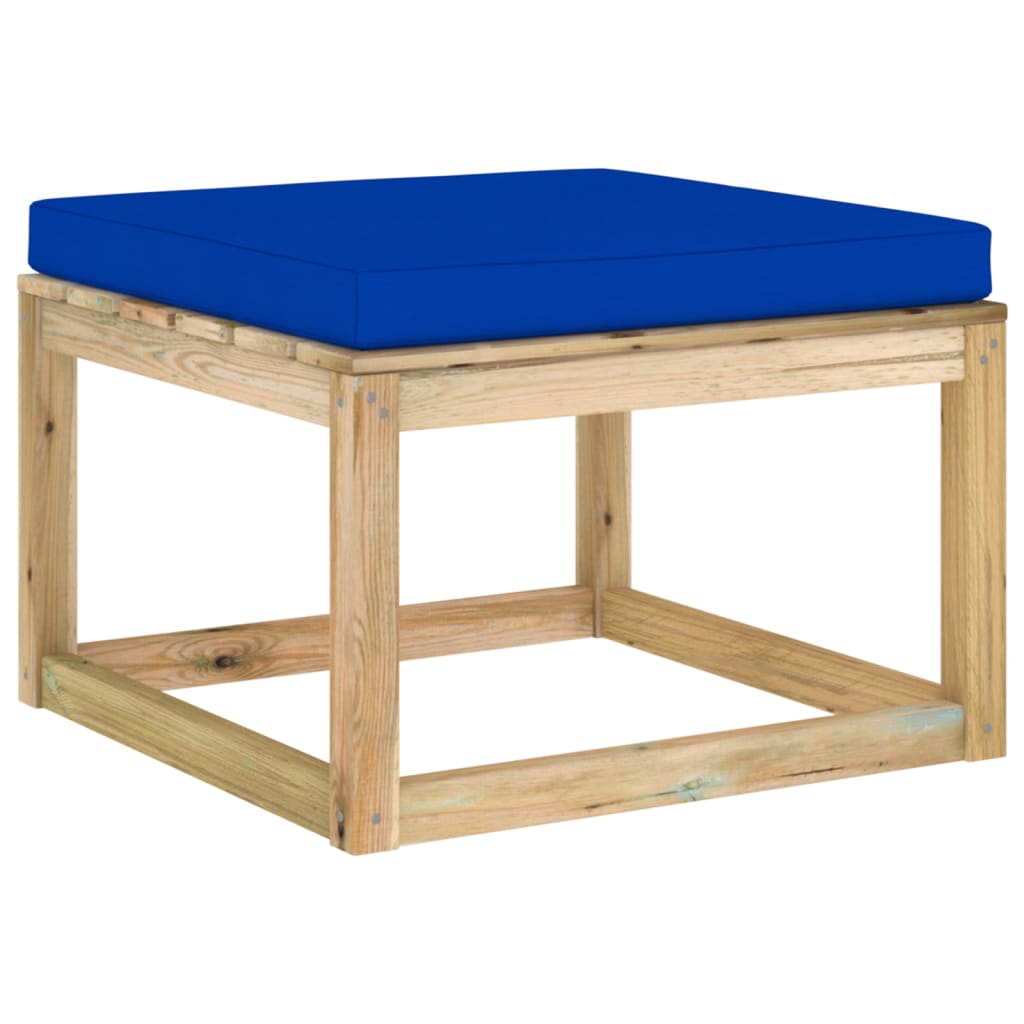 8-tlg. Garten-Lounge-Set mit Kissen Imprägniertes Kiefernholz