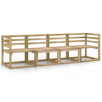 Thumbnail for 4-Sitzer-Gartensofa Grün Imprägniertes Kiefernholz