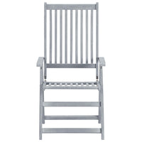 Thumbnail for Verstellbare Gartenstühle 6 Stk. mit Auflagen Massivholz Akazie