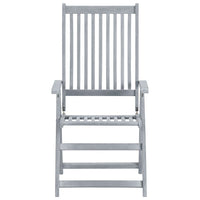 Thumbnail for Verstellbare Gartenstühle 6 Stk. mit Auflagen Massivholz Akazie