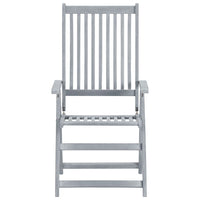 Thumbnail for Verstellbare Gartenstühle 6 Stk. mit Auflagen Massivholz Akazie