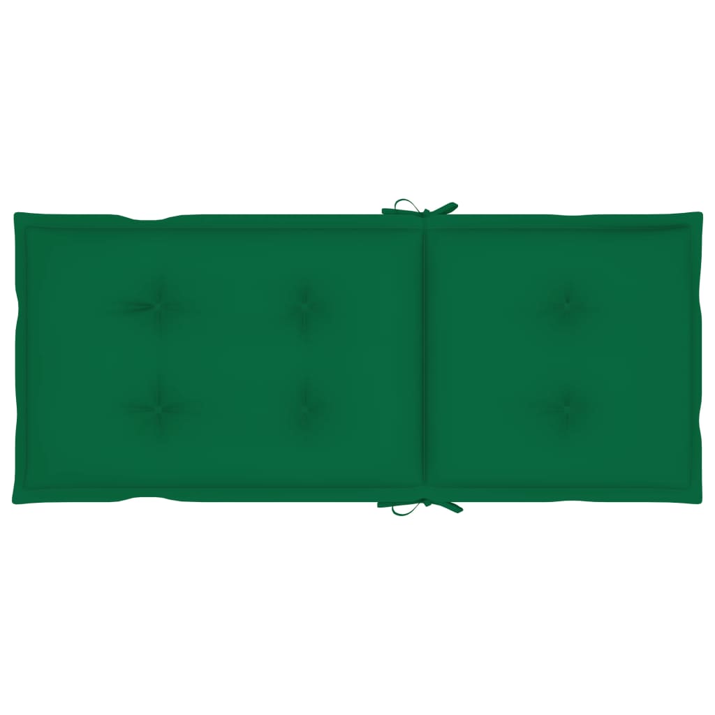 Verstellbare Gartenstühle 4 Stk. mit Auflagen Massivholz Akazie