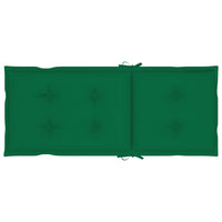 Thumbnail for Verstellbare Gartenstühle 4 Stk. mit Auflagen Massivholz Akazie