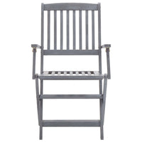 Thumbnail for Klappbare Gartenstühle 6 Stk. mit Sitzkissen Massivholz Akazie