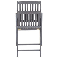 Thumbnail for Klappbare Gartenstühle 6 Stk. mit Sitzkissen Massivholz Akazie