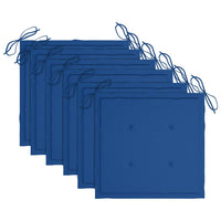 Thumbnail for Klappbare Gartenstühle 6 Stk. mit Sitzkissen Massivholz Akazie