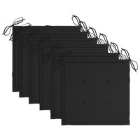 Thumbnail for Klappbare Gartenstühle 6 Stk. mit Kissen Massivholz Akazie