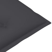 Thumbnail for Gartenstühle 6 Stk. mit Anthrazit Kissen Massivholz Teak