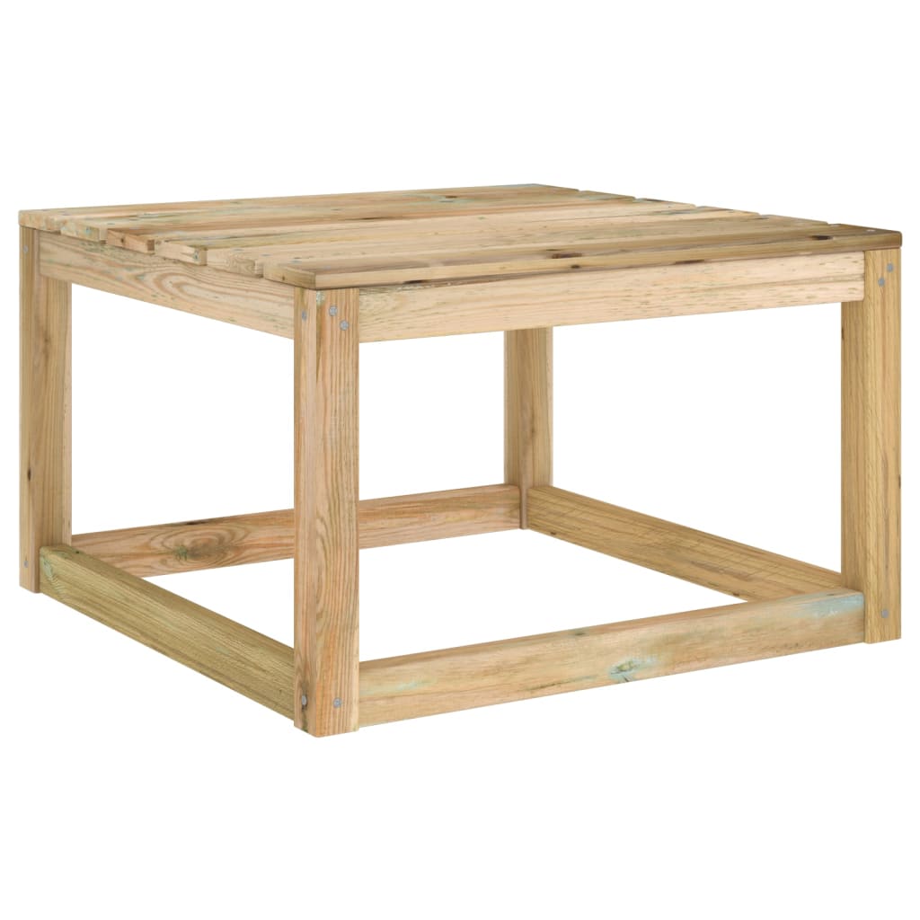 Garten-Palettentisch 60x60x36,5 cm Grün Kiefernholz Imprägniert