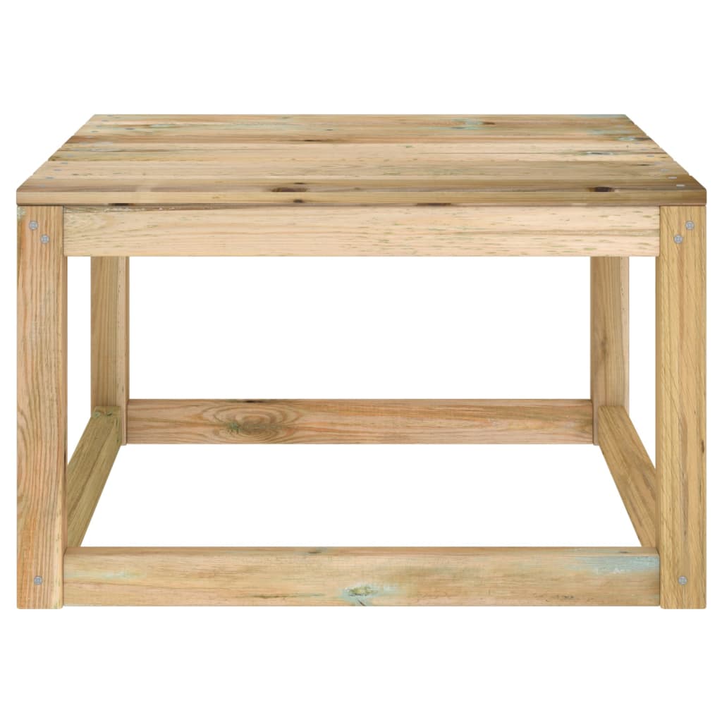 Garten-Palettentisch 60x60x36,5 cm Grün Kiefernholz Imprägniert