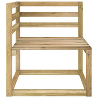 Thumbnail for Garten-Paletten-Ecksofas 2 Stk. Grün Imprägniertes Kiefernholz