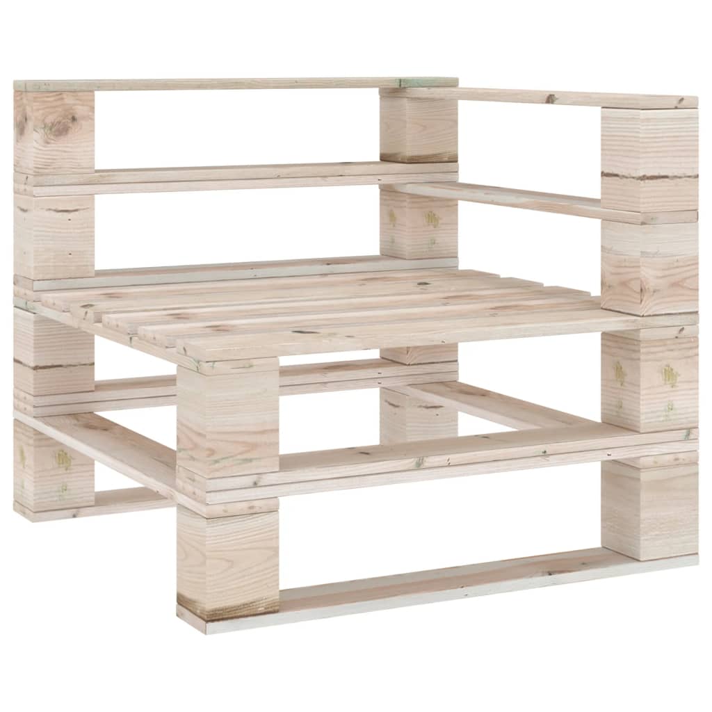 Garten-Paletten-Ecksofa Imprägniertes Kiefernholz