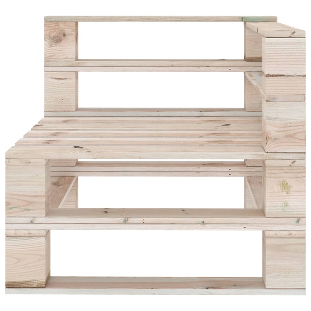 Garten-Paletten-Ecksofa Imprägniertes Kiefernholz