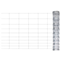 Thumbnail for Gartenzaun Verzinkter Stahl Silbern 50x1,2 m