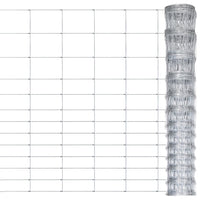Thumbnail for Gartenzaun Verzinkter Stahl 50x1,6 m Silbern