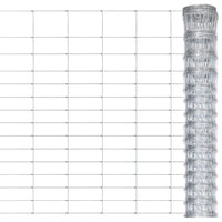 Thumbnail for Gartenzaun Verzinkter Stahl 50x1,6 m Silbern