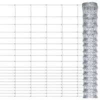 Thumbnail for Gartenzaun Verzinkter Stahl 50x1,6 m Silbern