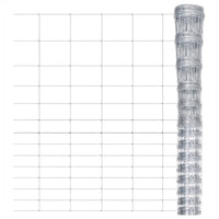 Thumbnail for Gartenzaun Verzinkter Stahl 50x1 m Silbern