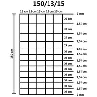 Thumbnail for Gartenzaun Verzinkter Stahl 50 m 150 cm Silbern