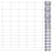 Thumbnail for Gartenzaun Verzinkter Stahl 50x1,5 m Silbern