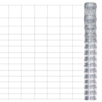 Thumbnail for Gartenzaun Verzinkter Stahl 50x1,6 m Silbern
