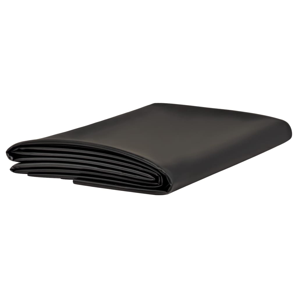 Teichfolie Schwarz 4x4 m PVC 0,5 mm