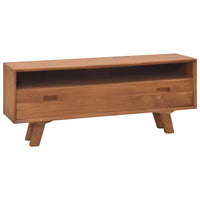 Thumbnail for TV-Schrank 110x30x45 cm Teak Massivholz
