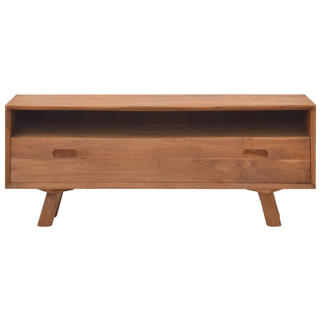 TV-Schrank 110x30x45 cm Teak Massivholz