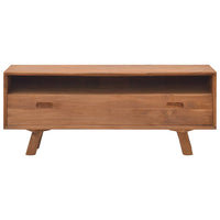 Thumbnail for TV-Schrank 110x30x45 cm Teak Massivholz