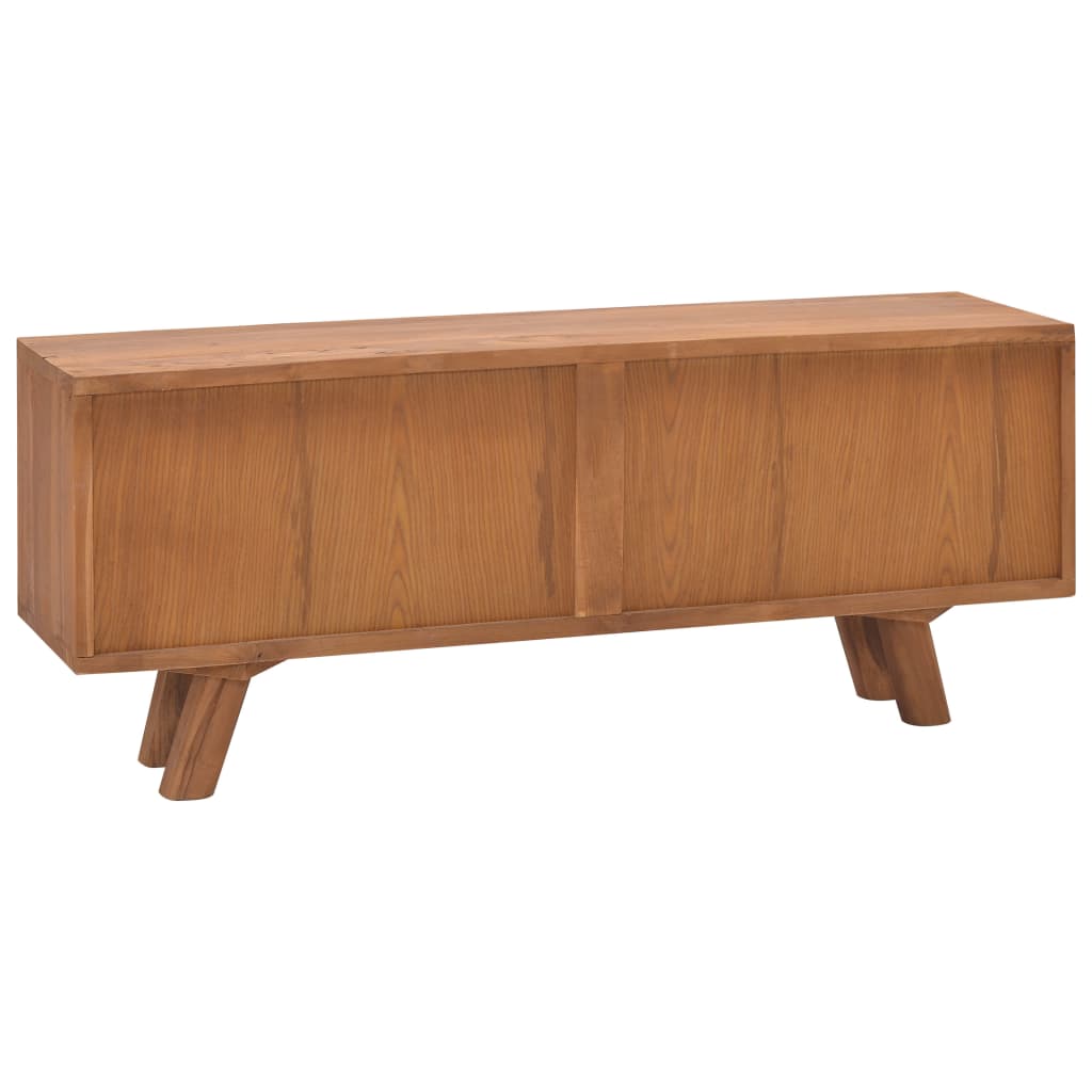 TV-Schrank 110x30x45 cm Teak Massivholz