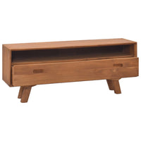 Thumbnail for TV-Schrank 110x30x45 cm Teak Massivholz