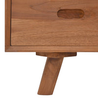 Thumbnail for TV-Schrank 110x30x45 cm Teak Massivholz