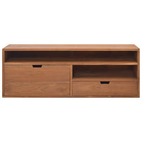 Thumbnail for TV-Schrank 110x30x40 cm Massivholz Teak