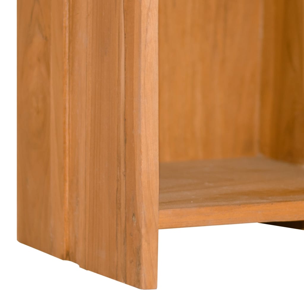 Bücherregal 30x30x110 cm Massivholz Teak