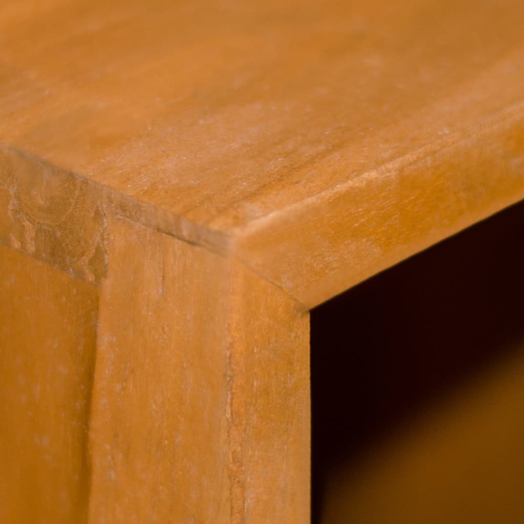 Bücherregal 30x30x110 cm Massivholz Teak