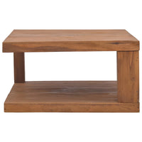 Thumbnail for Couchtisch 65x65x33 cm Teak Massivholz