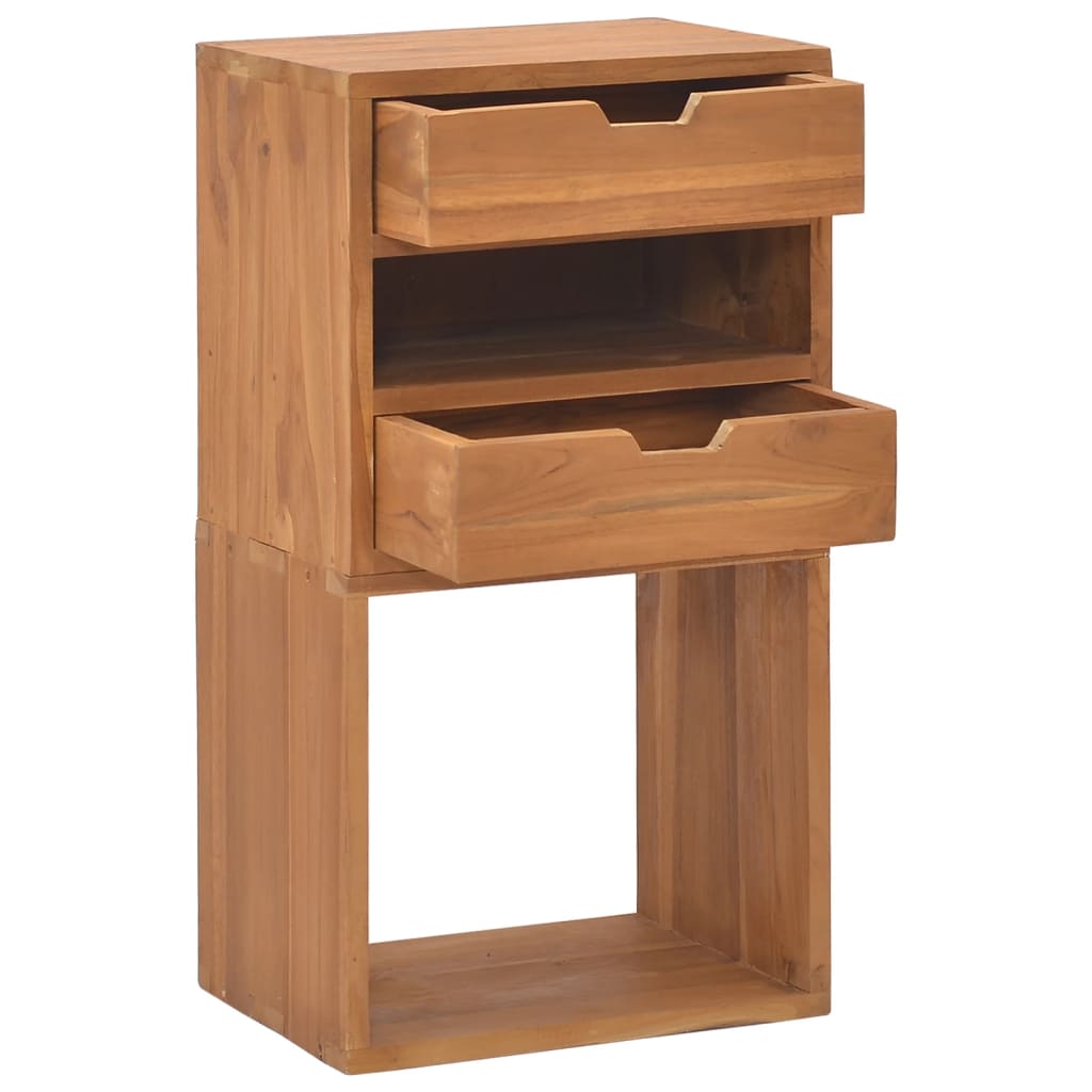 Aufbewahrungsschrank 40x30x76 cm Massivholz Teak